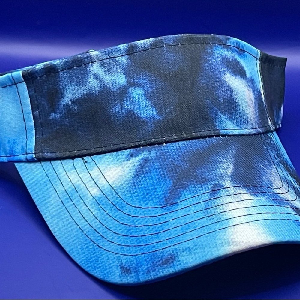 Blue Tie-Dye Women's Visor